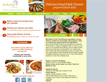Tablet Screenshot of freshprepkitchens.com